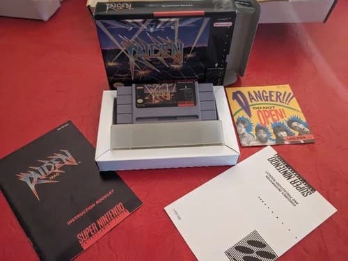 Raiden Trad Super Nintendo SNES Authentic Game CIB Complete