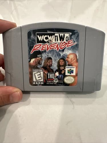 WCW / NWO Revenge Nintendo 64 N64 Video Game Cartridge Tested & Working