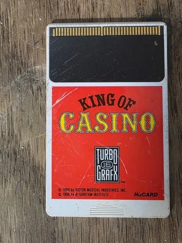 king of casino turbografx 16 As Pictured