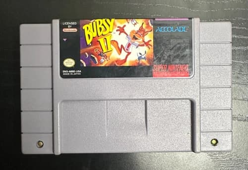 Bubsy 2 (SNES, 1994, Accolade) - Cartridge Only