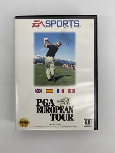 PGA European Tour Golf (Sega Genesis, 1994) Complete | Tested