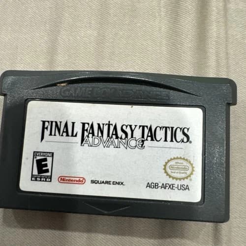 FINAL FANTASY TACTICS ADVANCE Nintendo Gameboy GBA *Cartridge Only* TESTED Auth