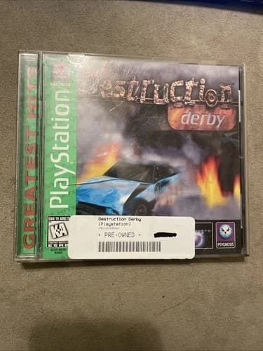 Destruction Derby 2 Sony Playstation 1 PS1 Complete With Manual Fast Shipping