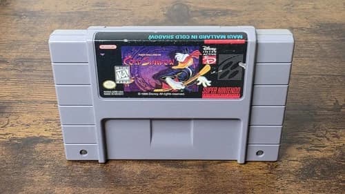 Maui Mallard in Cold Shadow (Super Nintendo SNES, 1996) - cosmetic flaws