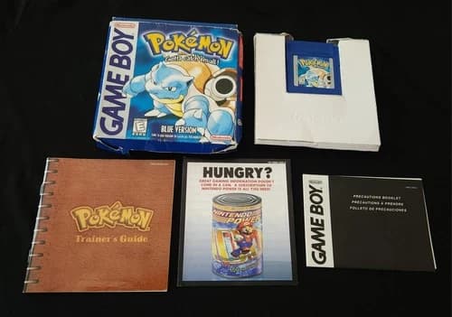 Pokemon Blue Version - Nintendo GameBoy - Authentic CIB