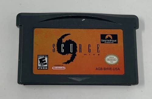 Scurge: Hive (Nintendo Game Boy Advance, 2006) GBA Authentic Cartridge Scourge