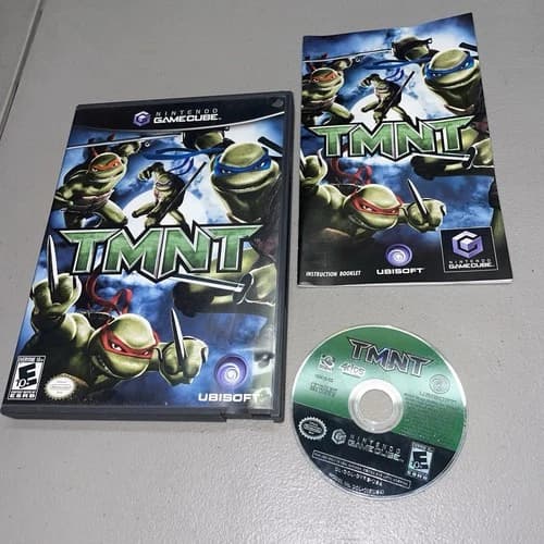 TMNT Teenage Mutant Ninja Turtles Nintendo GameCube CIB Complete