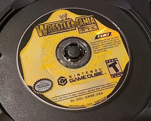 WWE Wrestlemania XIX (Nintendo GameCube, Disc Only) - TESTED