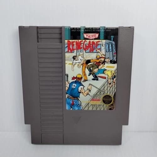 Renegade (Nintendo NES) Cart Only - Tested - Free Shipping