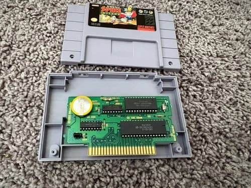 Twisted Tales of Spike McFang SNES NEW BATTERY original And Authentic Cartridge