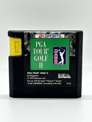 PGA Tour Golf II (Sega Genesis, EA Sports, 1992) Tested - Cartridge Only