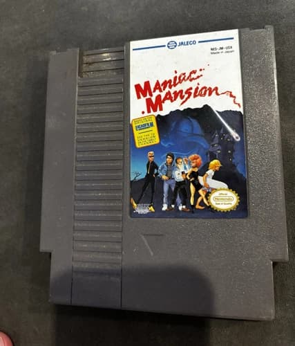 Jaleco Maniac Mansion Nintendo NES NTSC-U/C (US/Canada) Battery Backup