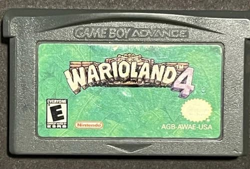 Nintendo Wario Land 4 GBA Game Boy Advance Platformer E NTSC-U/C 2001