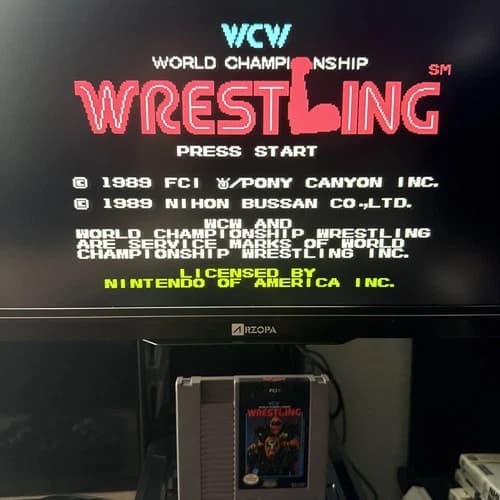 WCW World Championship Wrestling (Nintendo Entertainment System, 1990)
