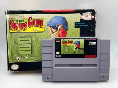 The IREM Skins Game (Super Nintendo SNES, 1992) CIB Authentic