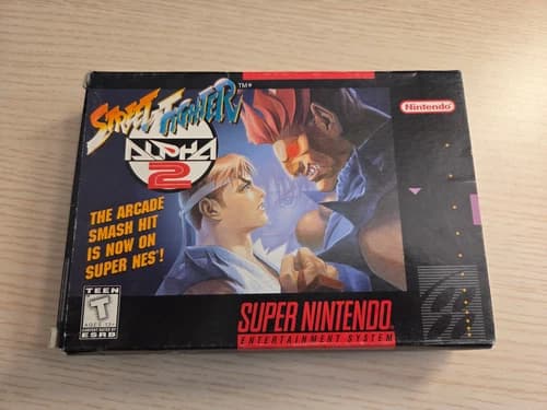 Street Fighter Alpha 2 Super Nintendo SNES Complete in Box