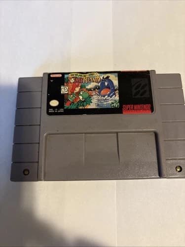 Super Mario World 2: Yoshi's Island (Super Nintendo SNES, 1995) Authentic Tested