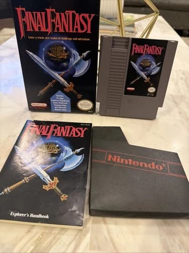 Final Fantasy NES Nintendo Complete CIB Box Manual Tested Authentic