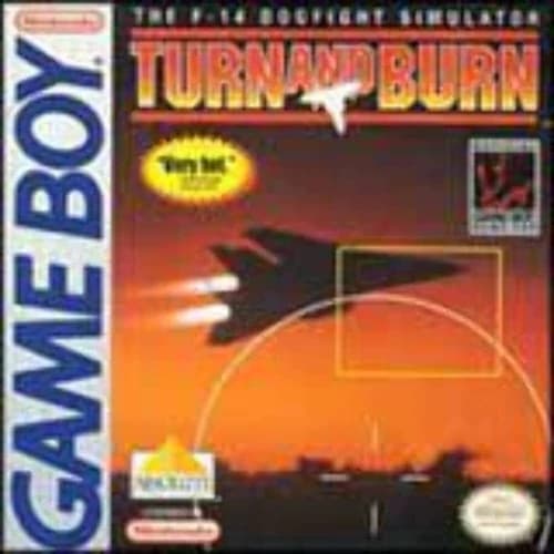 Turn and Burn: The F-14 Dogfight Simulator - Gameboy Original cartridge TESTED