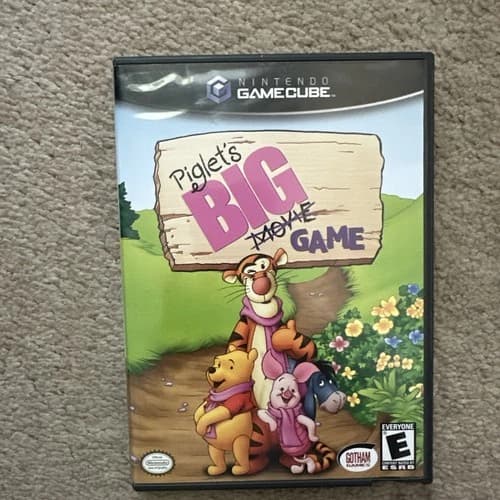 Nintendo GameCube Piglets Big Game Completed