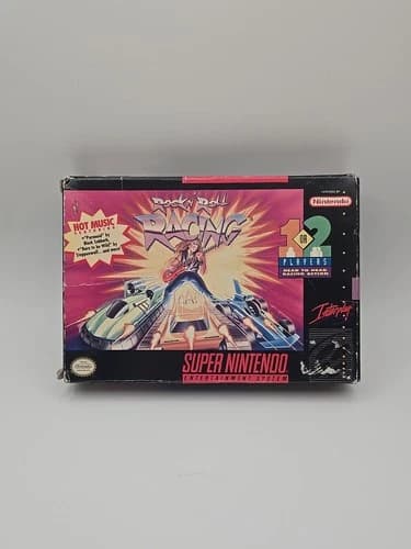 Rock n' Roll Racing Super Nintendo Entertainment System SNES CIB Tested Working