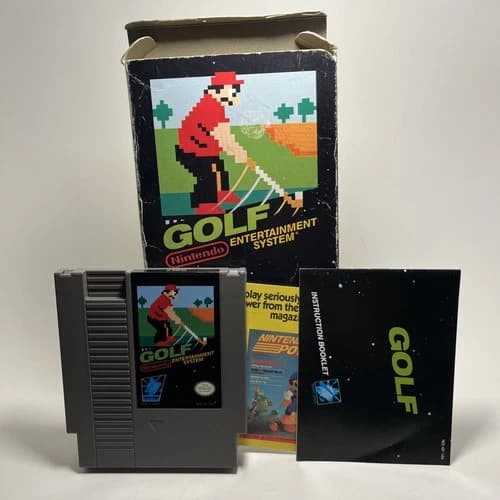 Nintendo Golf (NES, 1984) Complete with Box, Manual, Insert CIB Tested