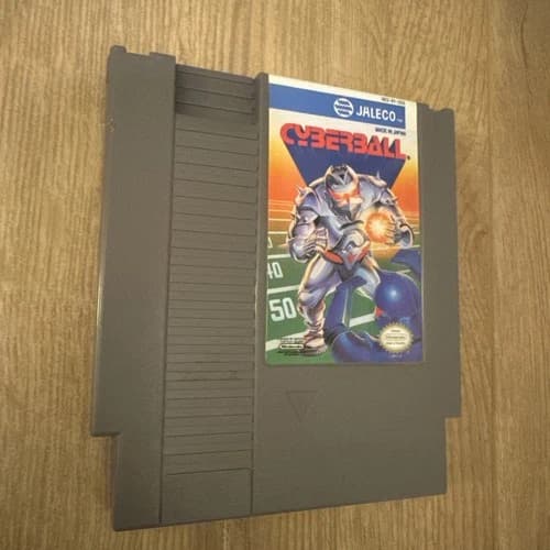 CYBERBALL NES Nintendo Entertainment System Game 100% Authentic Tested Cart Only