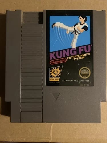 Kung Fu Nintendo NES Video Game 1985 Entertainment System!