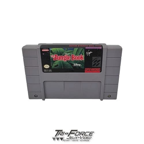 The Jungle Book Super Nintendo SNES Disney Virgin Platformer Video Game