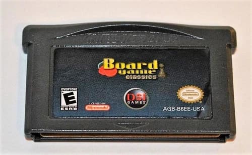 BOARD GAME CLASSICS NINTENDO GAMEBOY ADVANCE SP GBA
