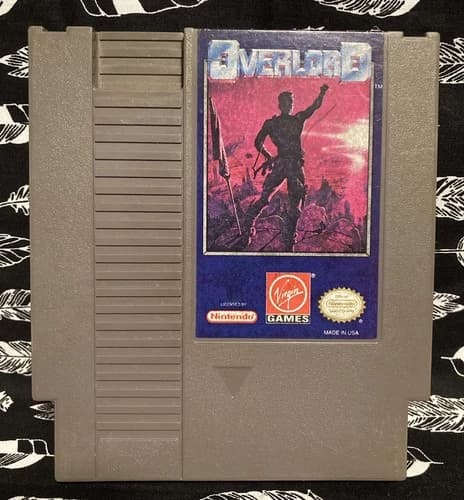 Overlord (Nintendo NES, 1993) Authentic - Tested & Working!