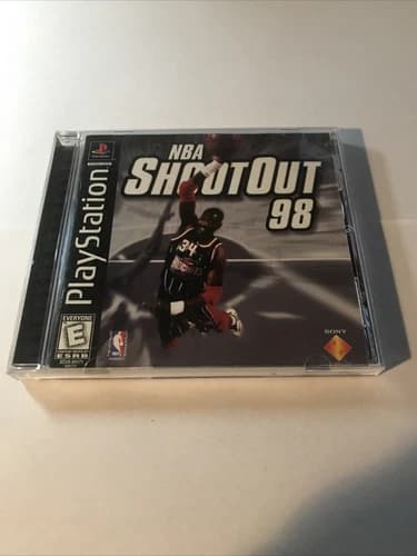 NBA ShootOut 98 (Sony PlayStation 1, 1998) CIB Complete Tested & Working PS1