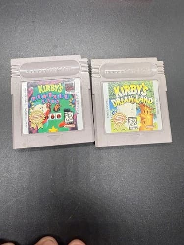 Kirby's Pinball Land And Dreamland Game Boy Original Authentic Nintendo GB