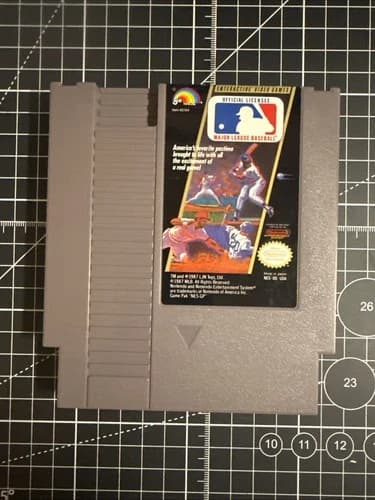 Major League Baseball NES Game Cartridge Only – NES - 1988 - Tested