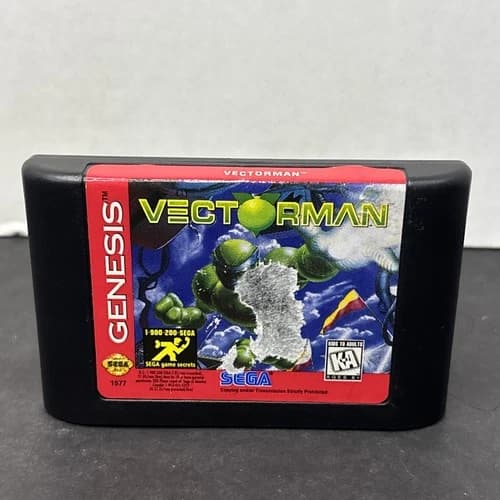 Vectorman - Sega Genesis Game - Tested & Works
