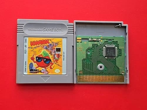 Kwirk Game Boy Original Nintendo GB Authentic Puzzle Nice Condition