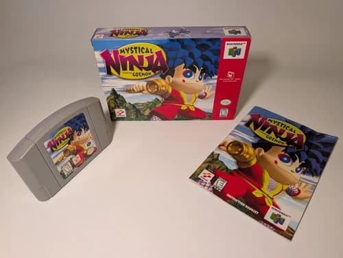 Mystical Ninja Starring Goemon - Nintendo 64 N64 - CIB - Authentic, Works