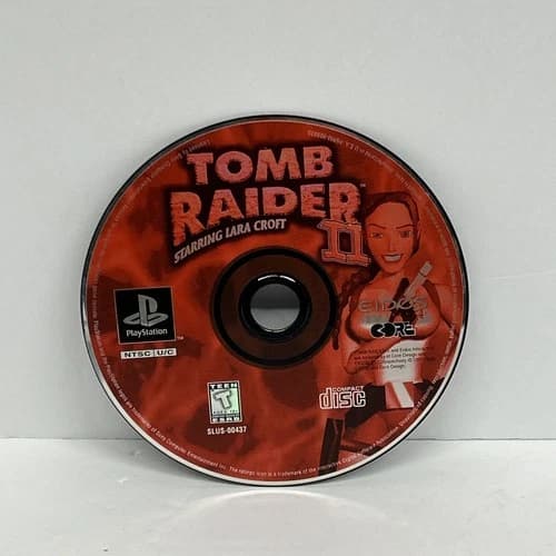 Tomb Raider II Starring Lara Croft (Sony PlayStation 1, 1997) Disc Only - Tested