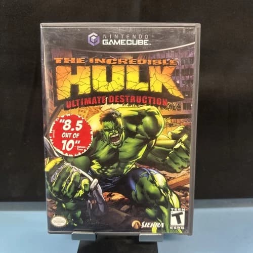 The Incredible Hulk Ultimate Destruction Nintendo GameCube Complete 2005 See