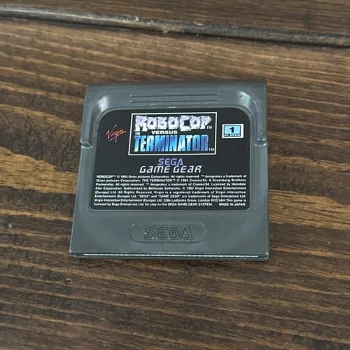 RoboCop vs. The Terminator (SEGA Game Gear, 1993) TESTED Authentic