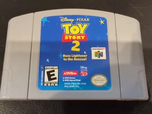 Toy Story 2: Buzz Lightyear to the Rescue (Nintendo 64 N64, 1999) N64 Cart Only