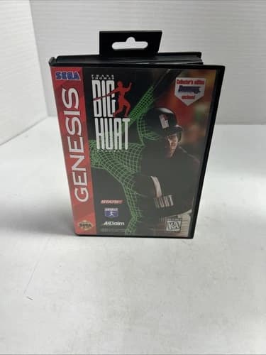 Frank Thomas Big Hurt Baseball Sega Genesis Game CIB