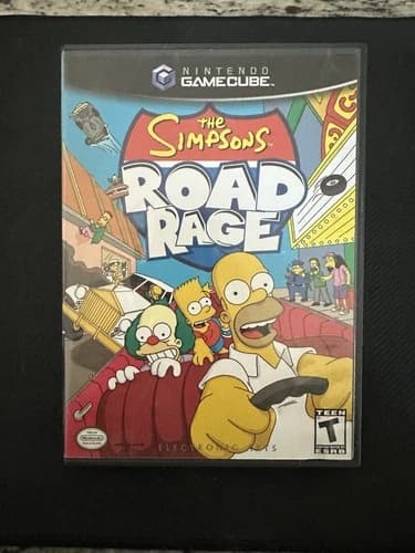 The Simpsons Road Rage (Nintendo GameCube) CIB Tested & Working!