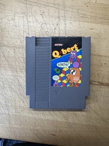 Q*bert - Item Only - Very Good Condition - Tested & Working - NES