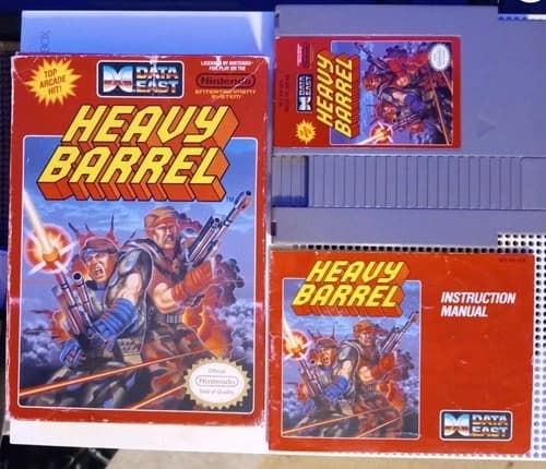 Heavy Barrel | NES | Complete In Box CIB