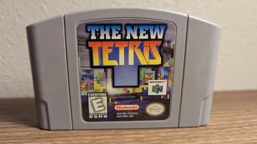 The New Tetris - N64 cartridge
