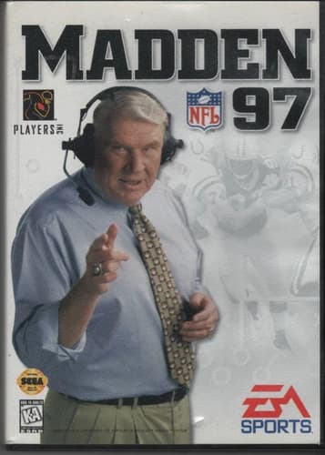 Madden 97 NFL Sega Genesis EA Sports with Manual CIB Complete