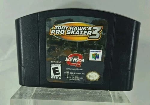 Tony Hawks Pro Skater 3 Nintendo 64 N64 Authentic Cartridge Only - Tested CLEAN