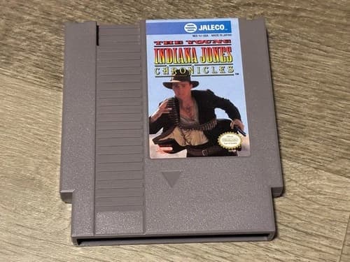 The Young Indiana Jones Chronicles Nintendo Nes Cleaned & Tested Authentic