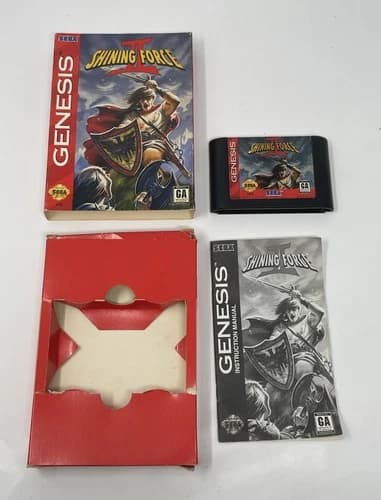 Shining Force II 2 (Sega Genesis, 1994) CIB Complete With Manual Authentic RARE